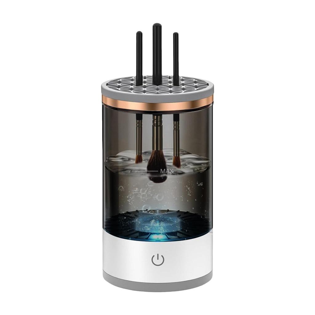 Elektryczny środek czyszczący do pędzli do makijażu USB Automatyczna maszyna do czyszczenia pędzli kosmetycznych Wielofunkcyjny uchwyt na suszarkę do pędzli kosmetycznych Pojemnik do mycia narzędzi