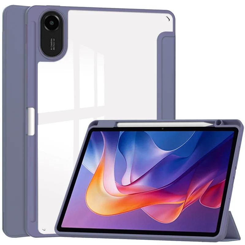 For Redmi Pad 2 Case with Pencil Holder Folding Stand Back Tablet For Coque Xiaomi Redmi Pad 2 Case Cover 11 inch