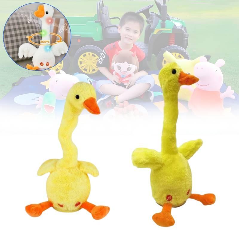 Adorable Talking Duck Plush Toy Funny Talking Neck Duck Gift For Christmas Celebration