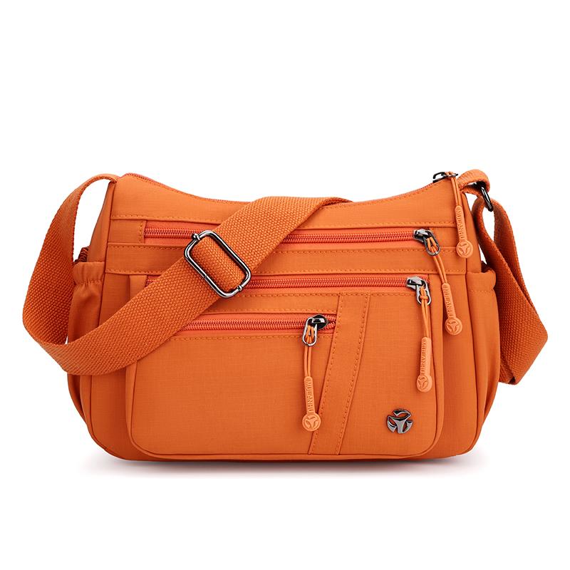 Dámská malá čtvercová taška velkokapacitní taška přes rameno taška pro matku středního věku cestovní nylonová crossbody taška