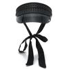 Chic Hollow-Out Visor Sunglasses Hat with Letter Embroidery & Satin Ribbon – Trendy UV Protection Accessory for Outdoor