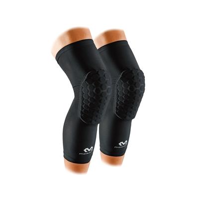 Mangas de Perna McDavid HEX EX com Joelheiras Tamanho Longo Basquete (M6446), Comprimento, Compressão, Absorção de suor, Secagem rápida, Absorção de choque, Protetor,