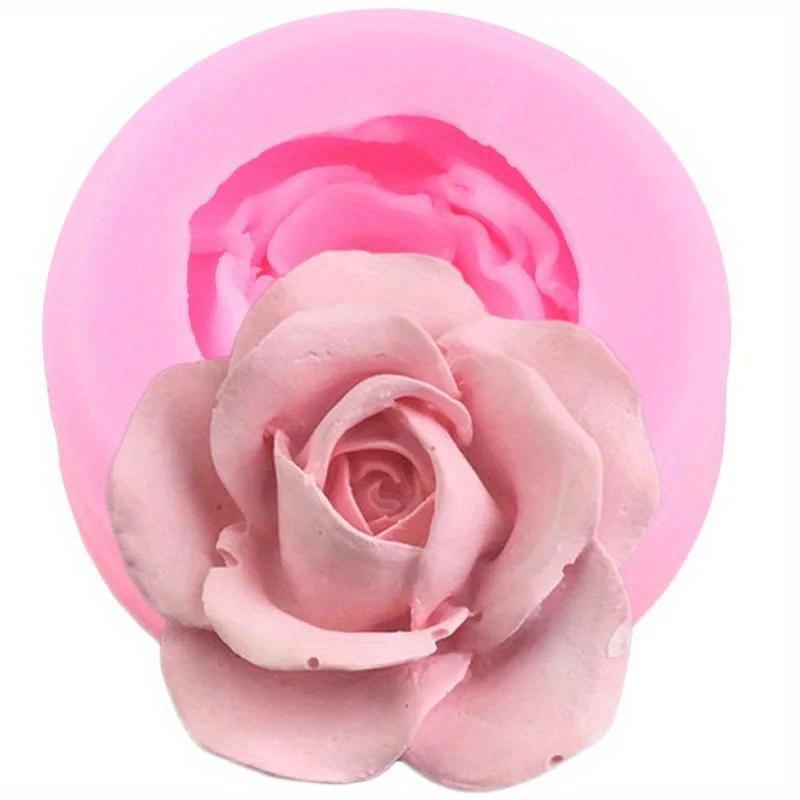 Flower Bloom Rose Silicone Moulds Plaster Aromatherapy Candle Resin Clay Soap Mould Candy Chocolate Fondant Cake Decorating Tools