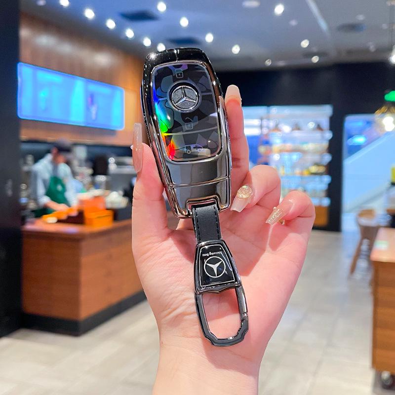 Mercedes-Benz Vito Business Vehicle Key Case: Elf Edition Metal Buckle Full Coverage Shell