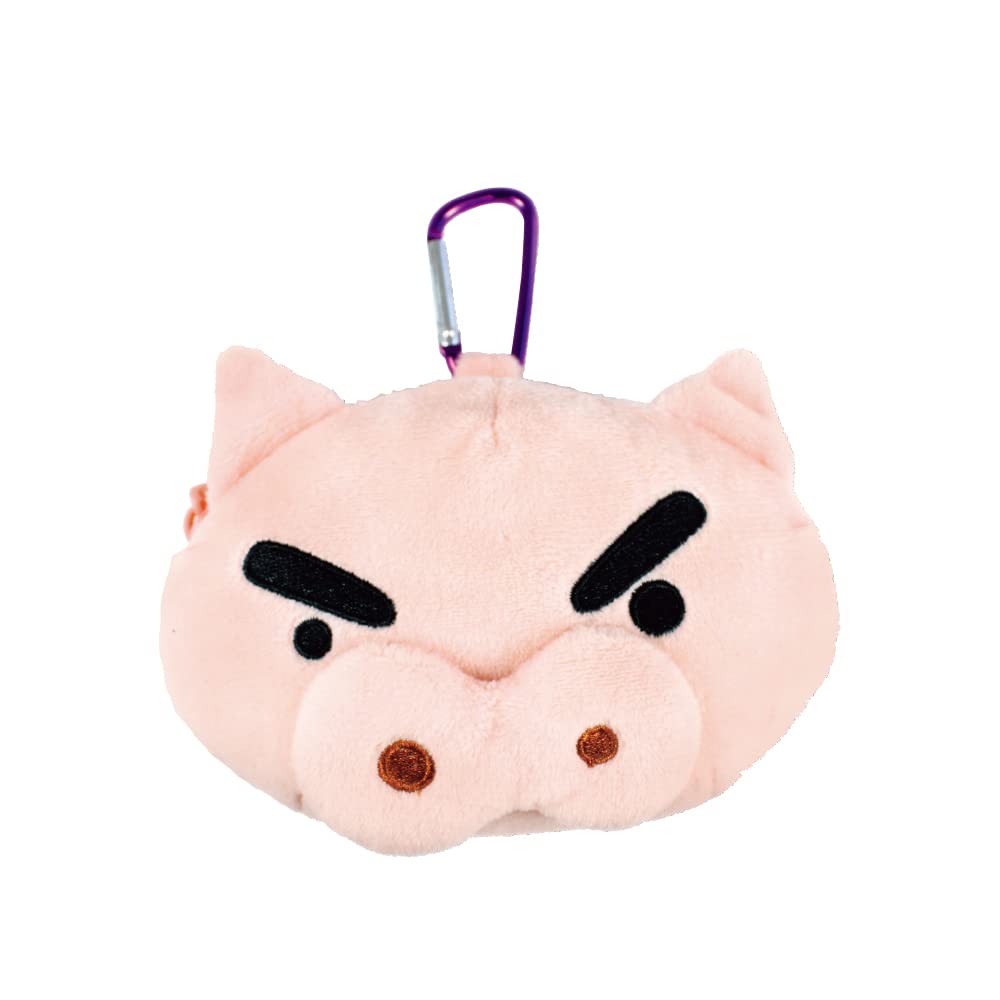 

Tees Factory Stuffed Toy Zipper Mascot Buri Buri with Carabiner Shin-chan KS-5541469BU