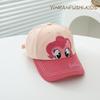 Children's Baseball Cap Girl Spring and Autumn Cute Biqi Soft Girl Sun Protection Baseball Hat Kid
