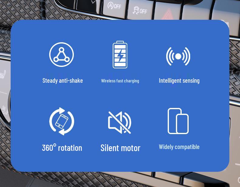 66W Fast Wireless Car Charger & Phone Holder