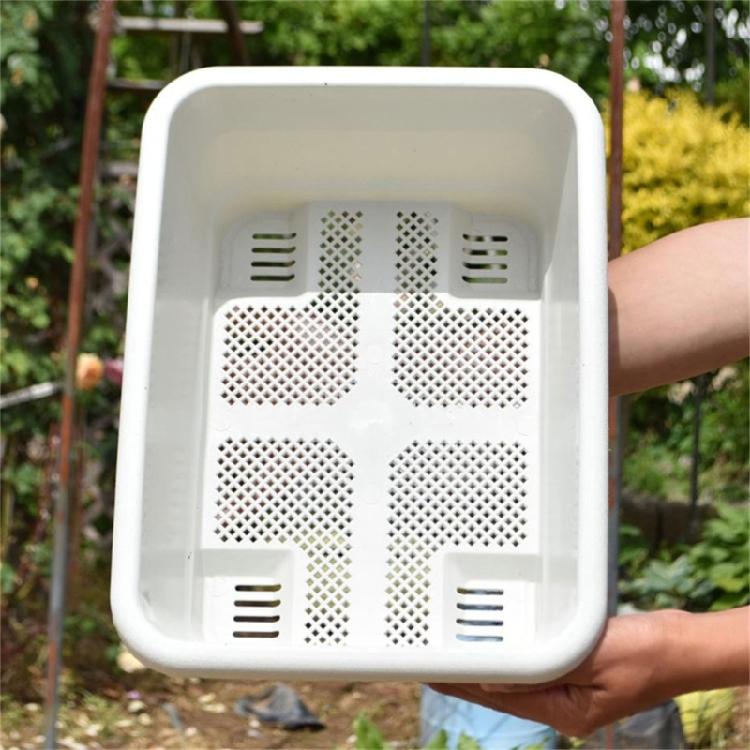 Heavy Duty Spacious Rectangular Planting Container High Durability Plastic Materials Ideal for Balcony Garden Vegetables
