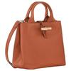 Longchamp Le Roseau Classic Bamboo Buckle Closure Leather Tote Bag Small Women Tote Bags Bark 10273HGCM11