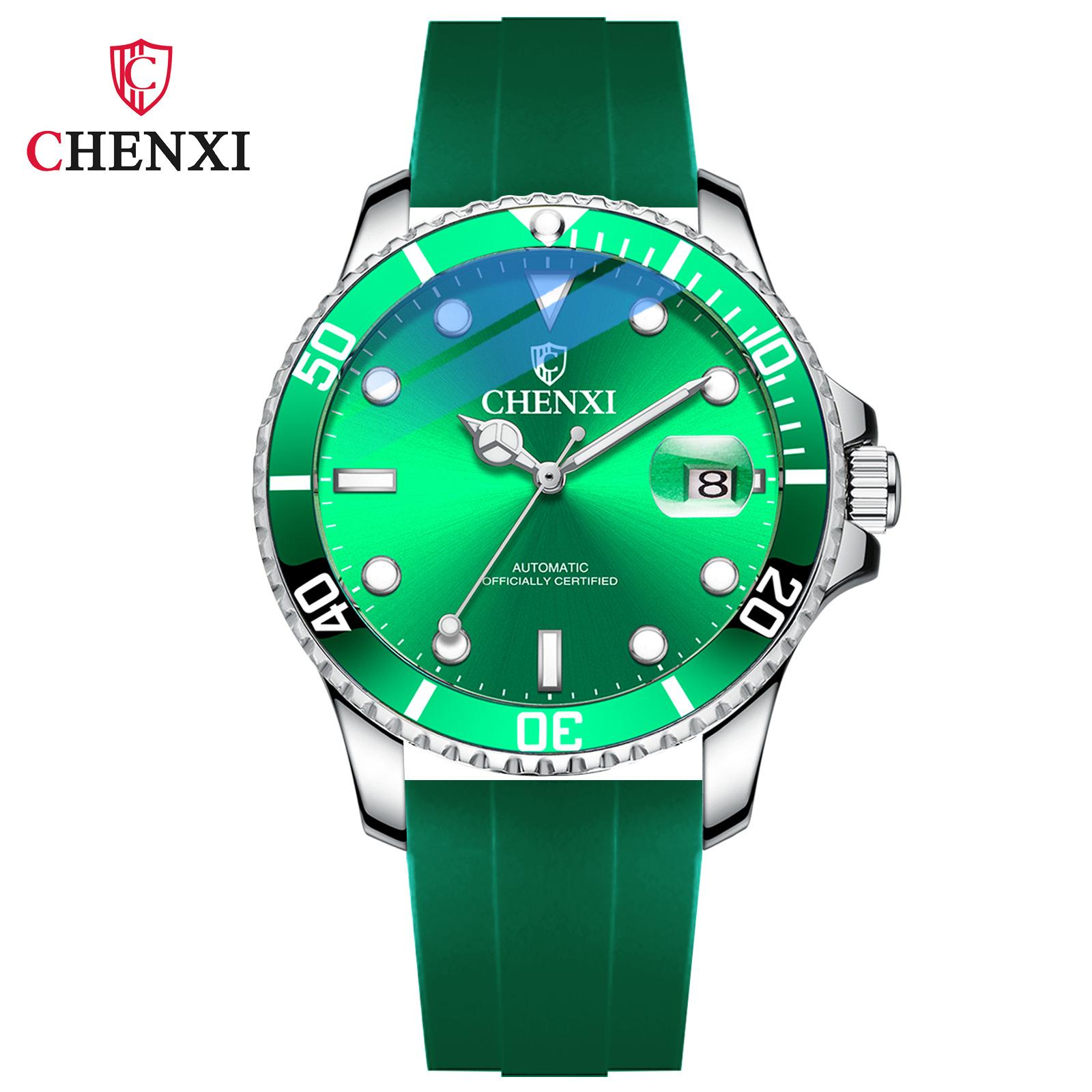 

С подарочной коробкой, роскошные силиконовые ленты, полые автоматические механические часы, мужские водонепроницаемые часы