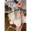 Spring Hand-to-hand Basket Bag Women's New Trendy Spring Fashion Pebbled Tote Bag Shoulder Crossbody Bag