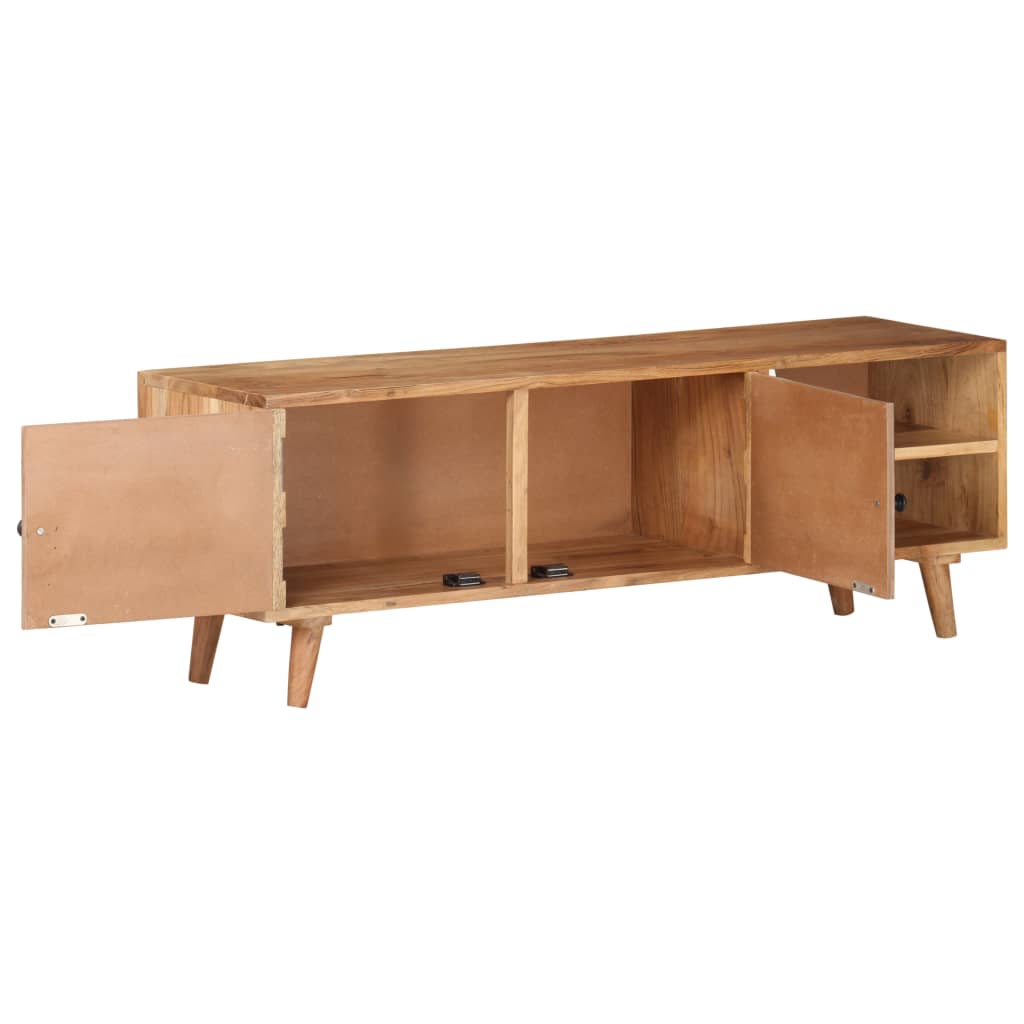 TV Stand 115 X 30 X 39 Cm Solid Acacia Wood