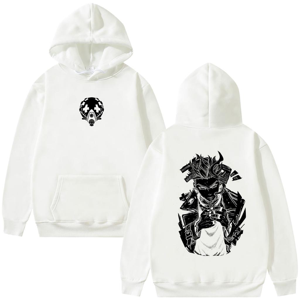 2026 Anime Gachiakuta Enjin Double Sided Print Hoodie Men Women Manga Oversized Pullover Hoodies Unisex Fashion Vintage Streetwear Tops
