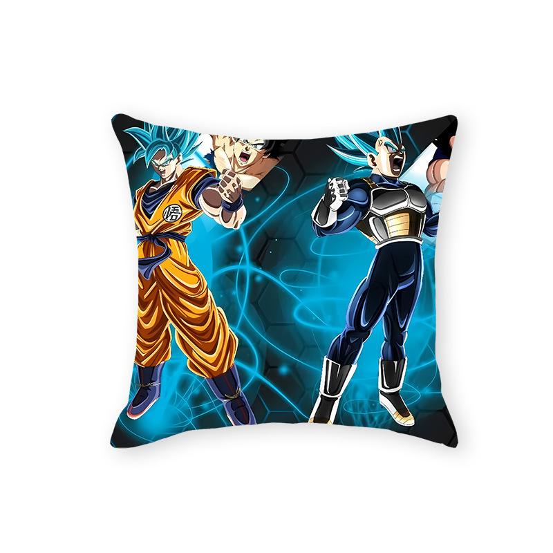 Dragon Ball Serie Kissen Cartoon Druckmuster Japanische Comic Kissenbezug Kissen Schlafzimmer Wohnzimmer Sofa Dekoration Büro Kissen