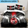 Koln Goat Logo 3PCS Bedding set,Ideal for1pc Duvet Cover And 2pcs Pillowcases Perfect for Christmas gift,Ideal for Bedroom, Dormitory