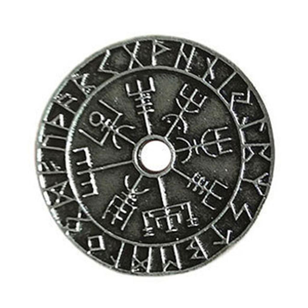 Halskette mit Anhänger mit hohler Rune im nordischen Stil, verstellbare Kette, Choker, ethnischer Anhänger, Schlüsselbeinkette, Schmuck für Männer und Frauen