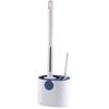 1 Set Toilet Brush Easy To Use with Base Universal Extended Grip Wall-mounted Cleaning Brush for Home