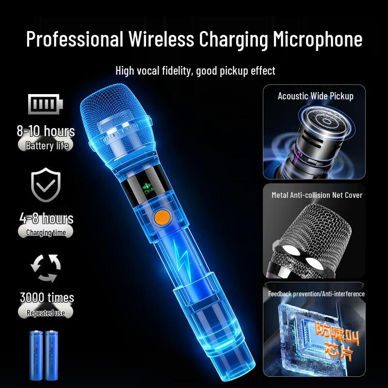 SAST SA-122 X+ 12-inch Portable High-Power Bluetooth Karaoke Trolley Speaker CN Plug (adapter Included) (CN Version)