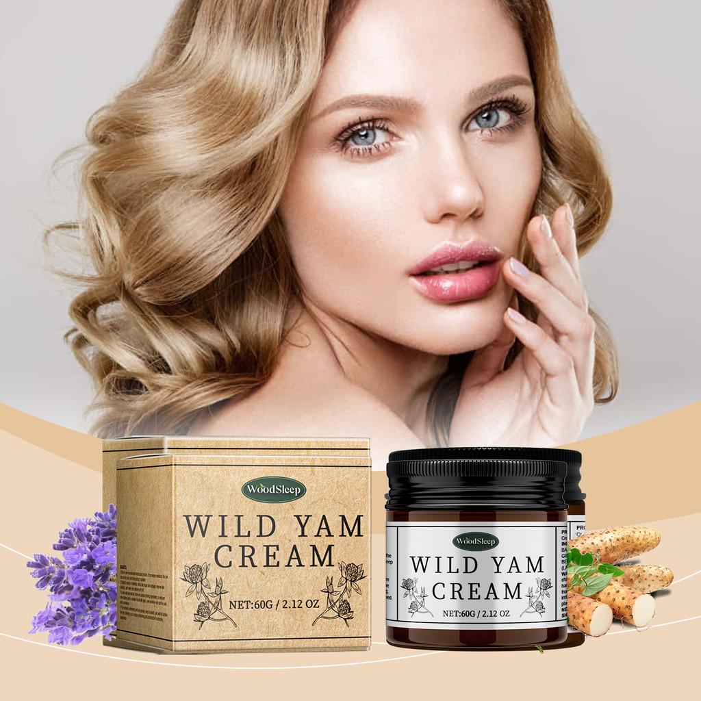 Woodsleep Yam Powder Moisturizing Cream Intensively Hydrating Softens And Smooths 60g Skin