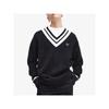 Fred Perry [headquarters Genuine] Fred Perry [sharp] Stripe Trim V Neck Knit  102  Afpm2438541 102 qzgAfpm2438541 102