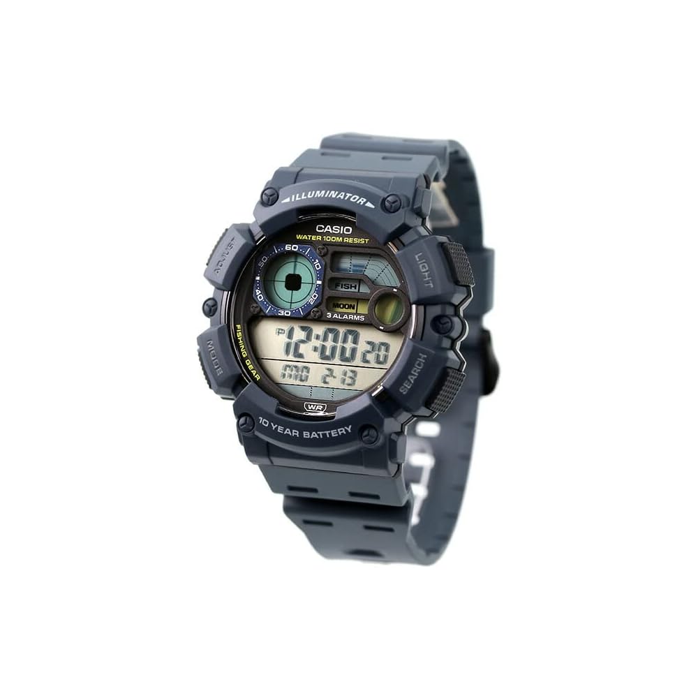 

Casio WS-1500H-2AV Quartz Men s Wristwatch Water Resistant Digital Display Black