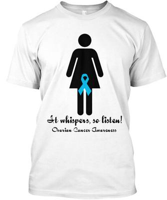 Ovarian Cancer Awareness T-Shirt Made In the USA Size S To 5XL