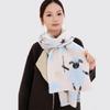 Autumn and winter new cute balloon lamb wool knitted scarf girls warm love sweet atmosphere scarf