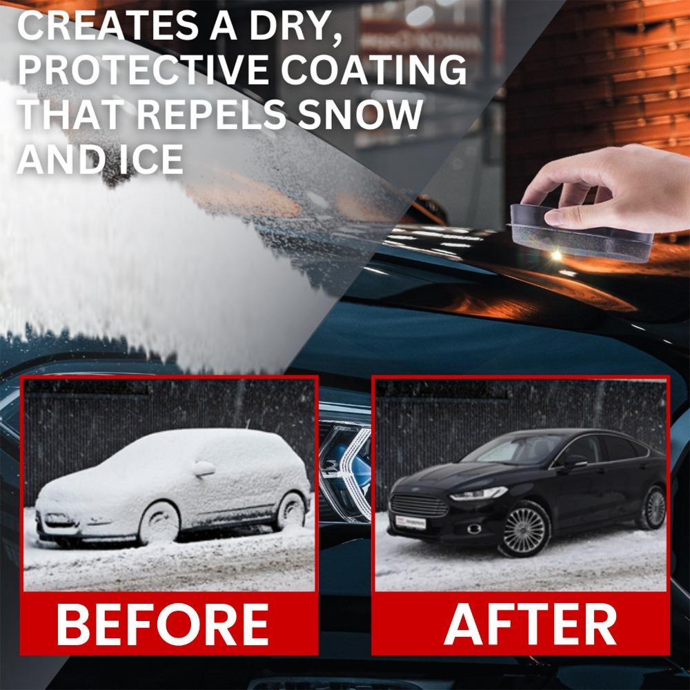 1 Winter Car Windshield Cleaner Black Portable Ice Snow Remover Mirror Windows Car Accessories Cleaning Sponge