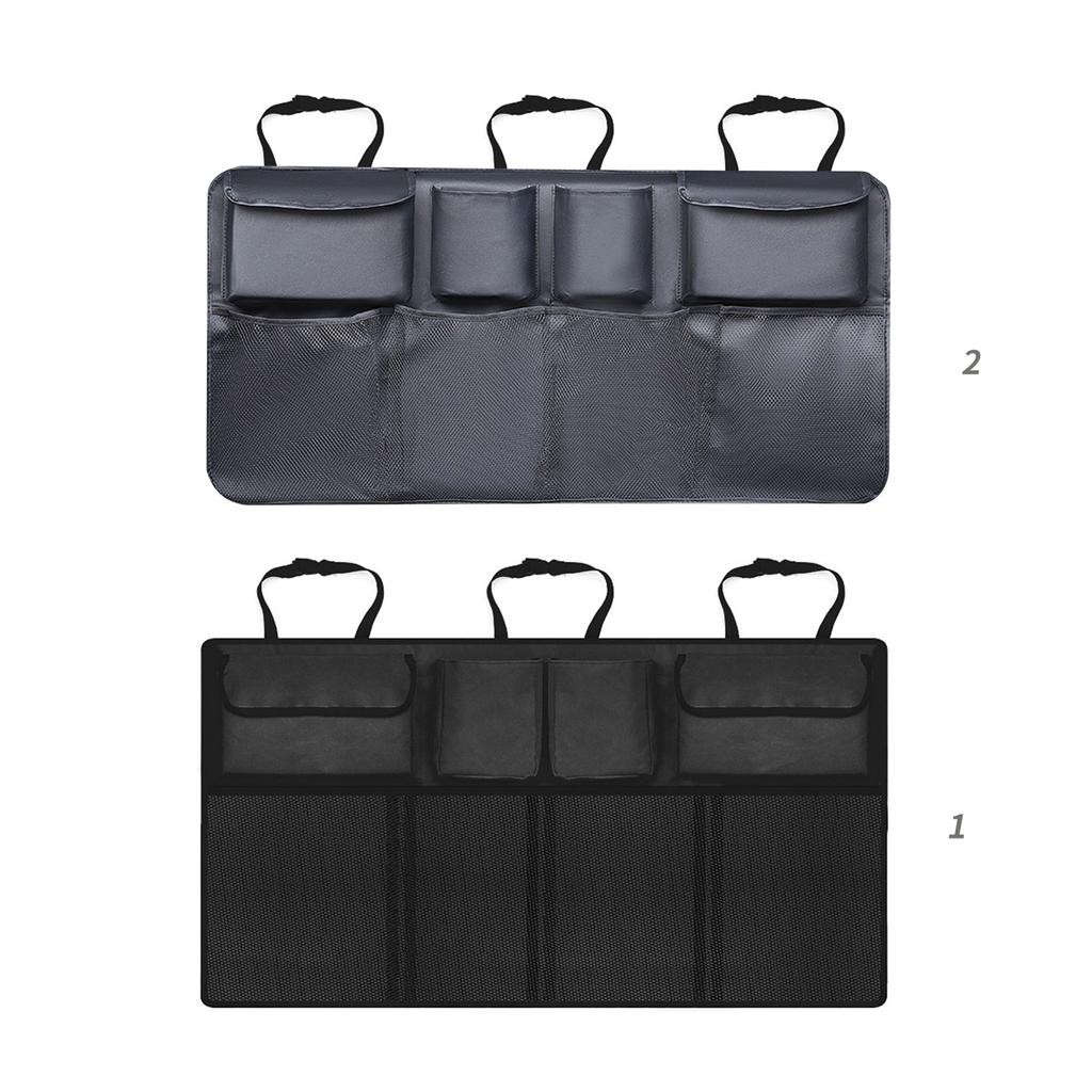 Car Trunk Organizers Large Capacity Car Organizers SUV Equipped with Robust Elastic Net Hanging Car Storage Organizers