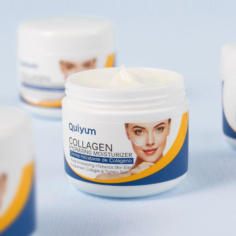 QUIYUM Nawilżający krem z kolagenem (30g) – Krem do twarzy ujędrniający i odżywczy