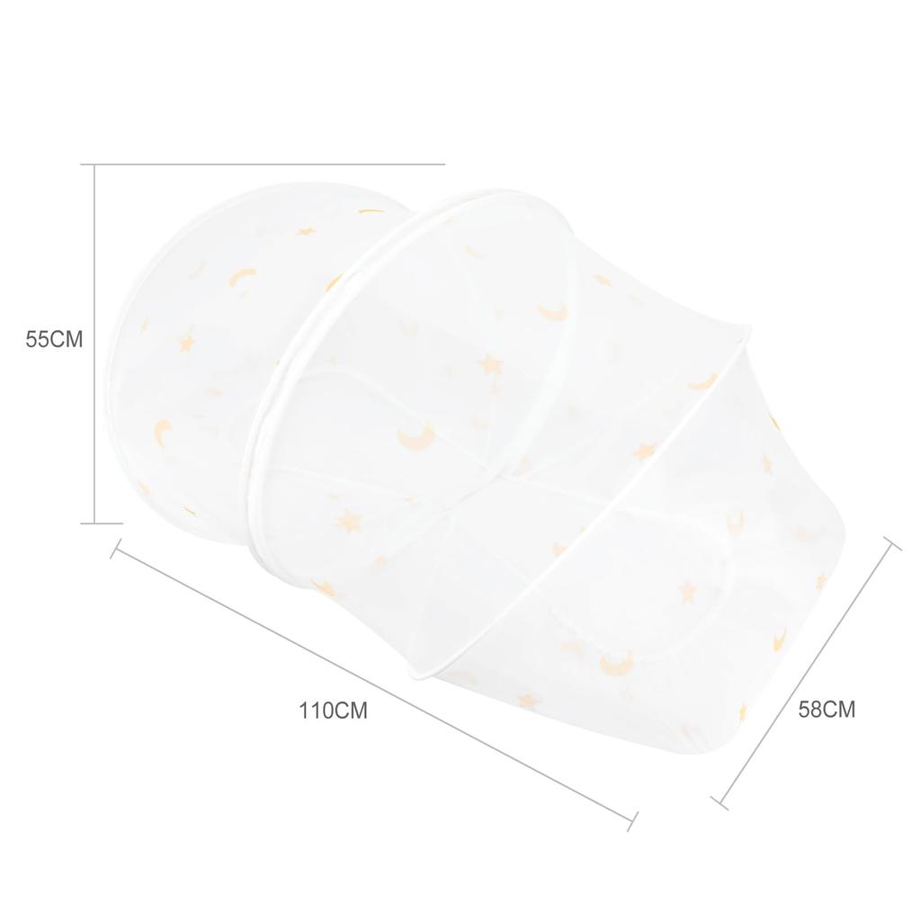 Rede Mosquiteira Bebamour para Bebê, Dobrável, para Camas de Bebê e Camas de Co-sleeping, Repelente de Insetos