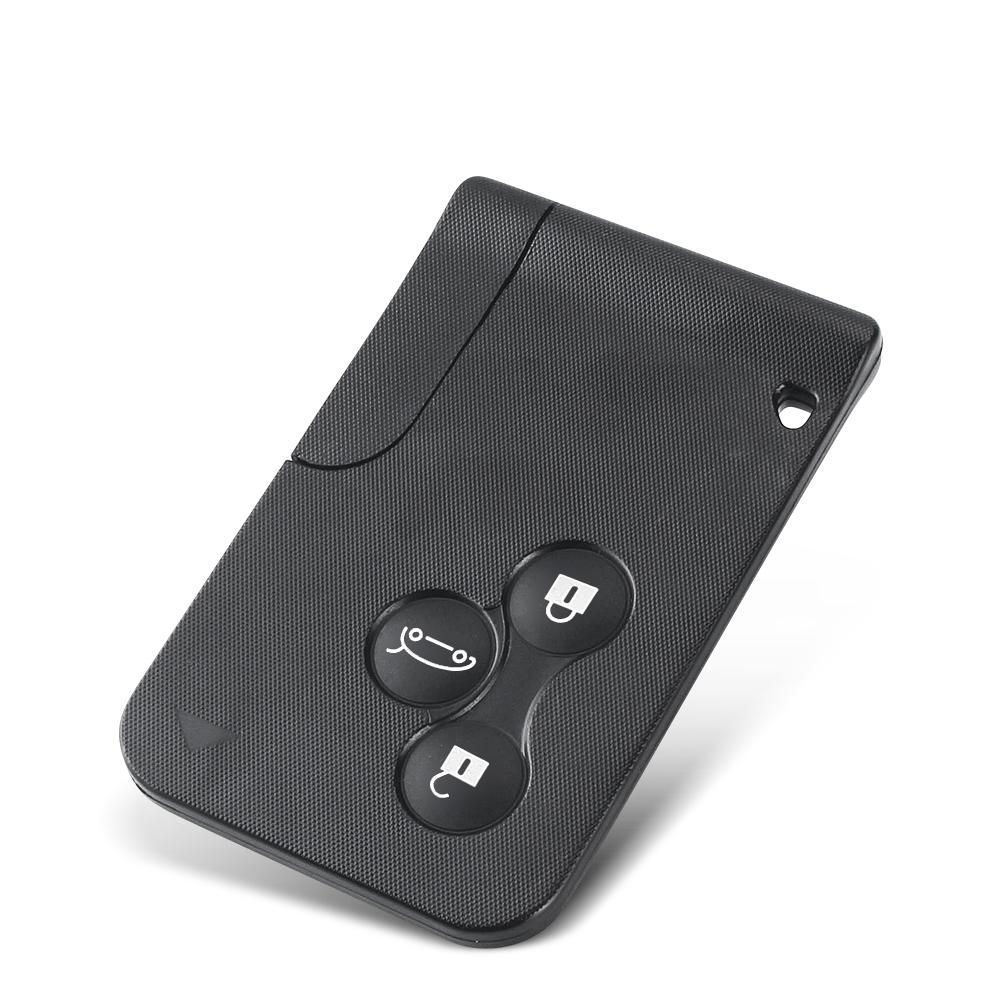 Key Shell 2/3 Buttons Smart Card For Renault Clio Logan Megan Scenic For Car Key Case With Small Blade/No Blade