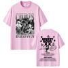 Rapper Chris Brown Breezy Bowl XX 2025 Tour Tshirt Unisex Women Hip Hop Fashion Casual T Shirts Unisexs Cotton Oversized Tshirts