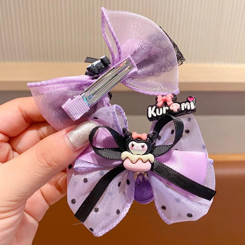 Kuromi Haarspange: Niedlicher Cartoon-Wimpel für Mädchen – Kinderaccessoires 2025