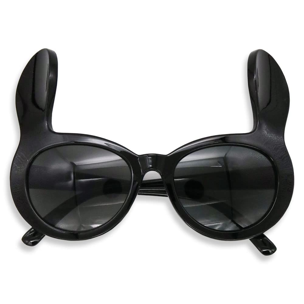 

Солнцезащитные очки Quintet для вечеринок, мужские и для косплея, с защитой от УФ-лучей, в форме кролика, для мероприятий, женщин, фестивалей, (Черный/Дымчатый) 05-9236