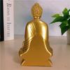 14cm Gold Medicine Buddha Statues Ornament Resin Feng Shui Lucky Shakya Muni Buddha Sculpture Home Office Garden Decoration