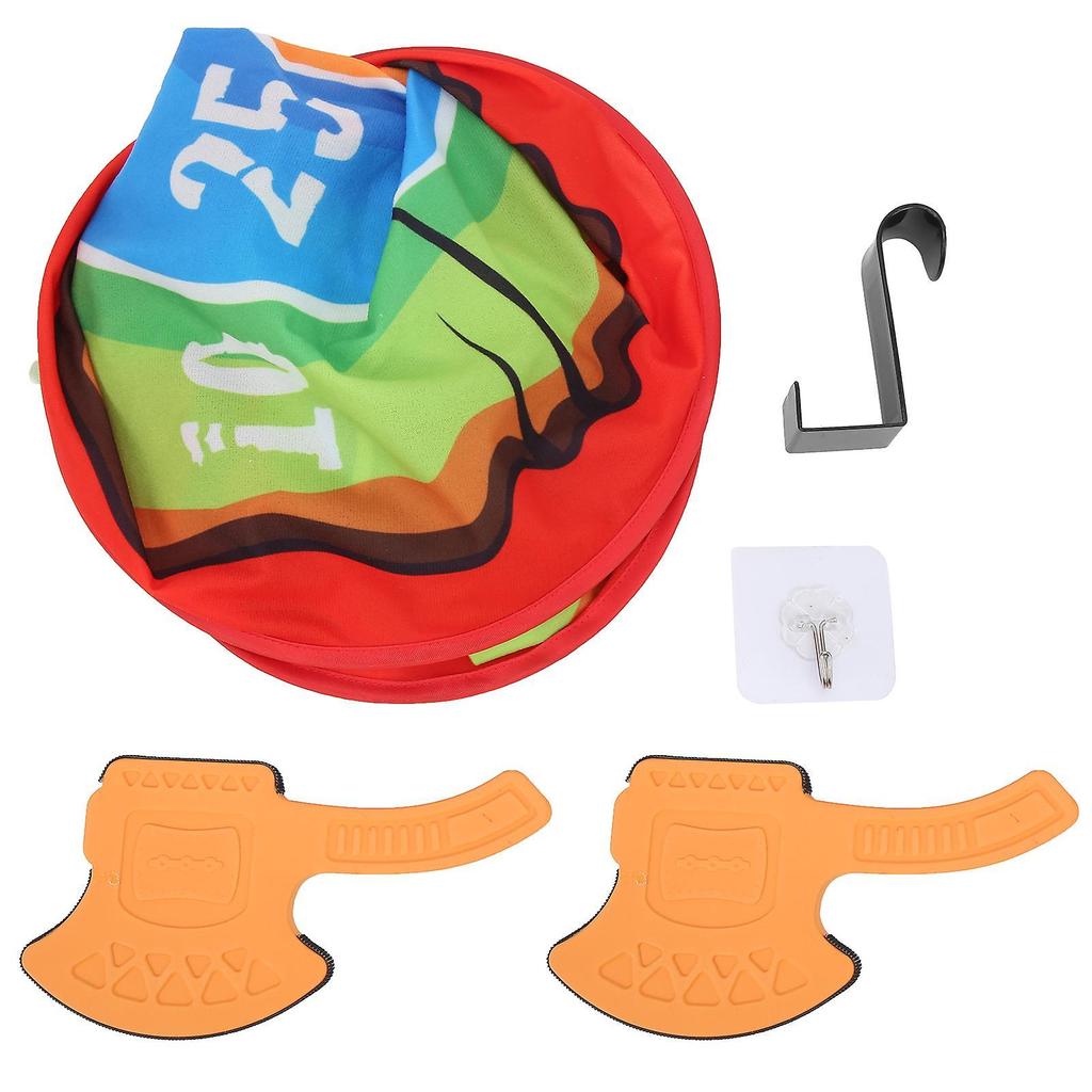 Axe Throwing Toy Set Indoor and Outdoor Foam Axe Throwing Game for Boy Children Sticky Target Child's Toy Rubber Axe Throwing Toy