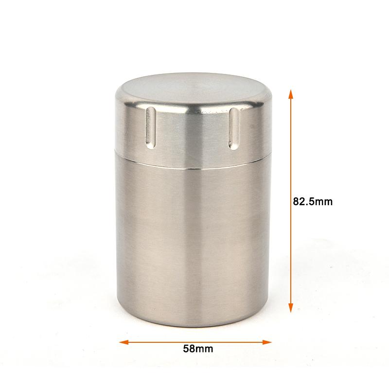 Waterproof Tea Pill Medicine Storage Box Titanium Alloy Seal Bottle Heavy Capacity CampingMoisture-proof Outdoor EDC Canister 4