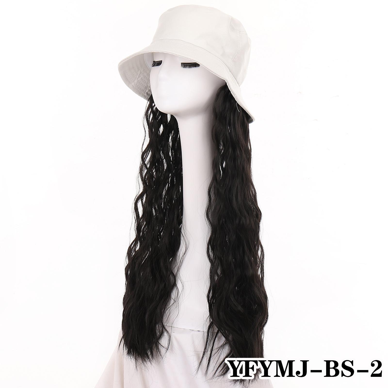 

Длинный волнистый бейсбольный парик Bybrana, синтетический натуральный парик, черная шляпа, парики, кепка с волосами, бейсболка Naturally Connect