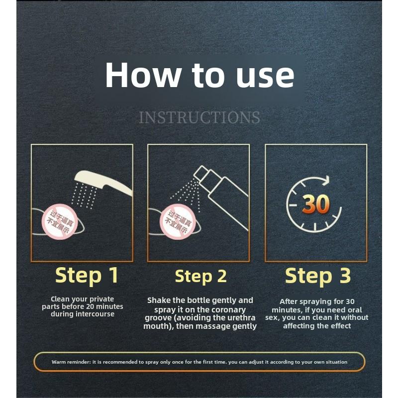 Male Delay Spray 20ml Male External Non-numbing Couples Long Standing Spray Adult Erotic Sex Products