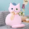 53cm Kawaii Long Tail Cat Plush Toys Stuffed Cute Animal Cat Doll With Bowknot 4 Colors Soft Pillow