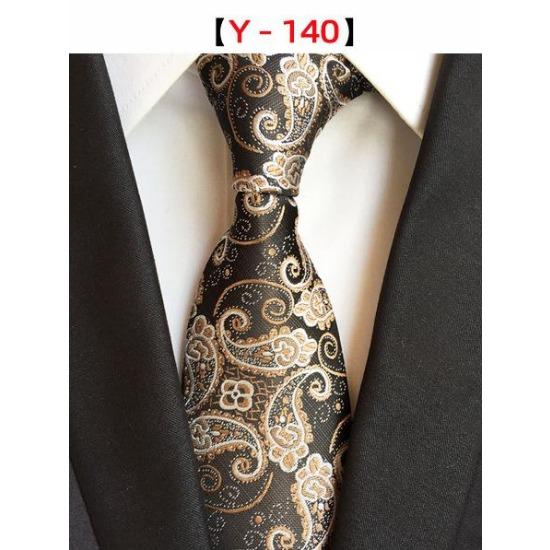 8Cm Polyester Herrenkrawatte Cashew Blumenanzug Krawatte