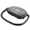 Universeller Motorrad-Kilometerzähler LED LCD Digitaler Tachometer Drehzahlmesser Instrument