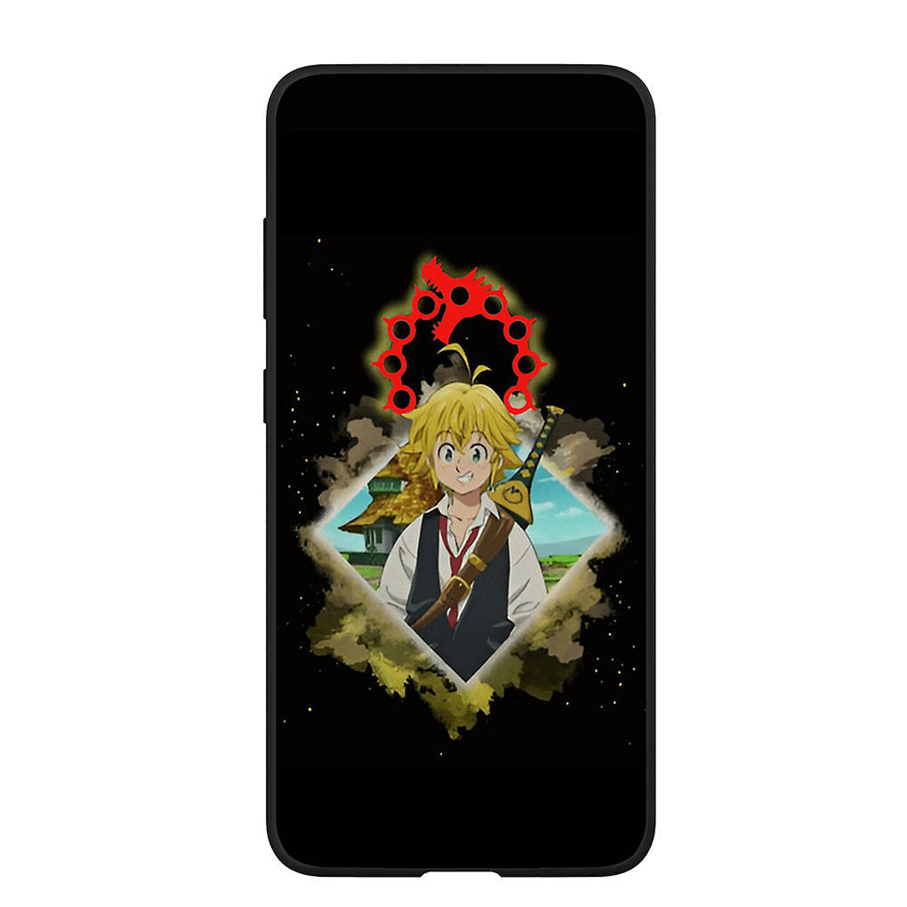 Phone Case for Samsung Galaxy S25 S24 S23 iPhone 16 15 Xiaomi Redmi Note 14 13 12 16E X 11 Pro Max OPPO Moto Huawei Cartoon Seven Deadly Sins Meliodas