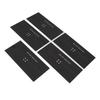 5pcs Solar Panel 5W Single Piece ETFE Monocrystalline Silicon Portable Solar Charging Panel for Scientific Projects Electronic Applications
