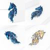 Broches Têtes de Cheval Polyvalentes de Luxe Pour Femmes Épingles Animales Accessoires Amis de Fête Décontractée Bijoux Cadeaux