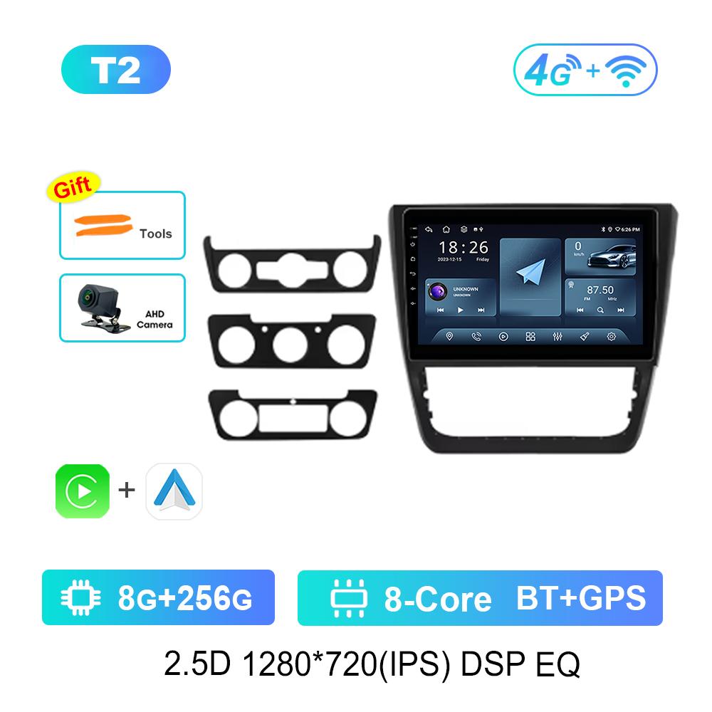 10 Inch Car Radio Multimedia Player for SKODA Yeti 5L 2009 - 2014 GPS Navi Android OS 4G Bluetooth WiFi  DSP Stereo Auto Tools