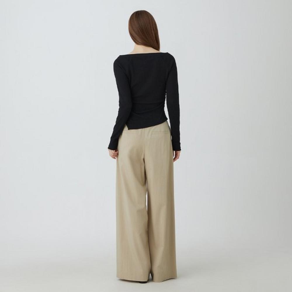 EGOIST Rivet Decoration Wide Tapered Pants  Es2wp360 