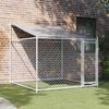 Vidaxl Dog Cage, With Roof and Door, Gray, 2x2x2 M, Steel