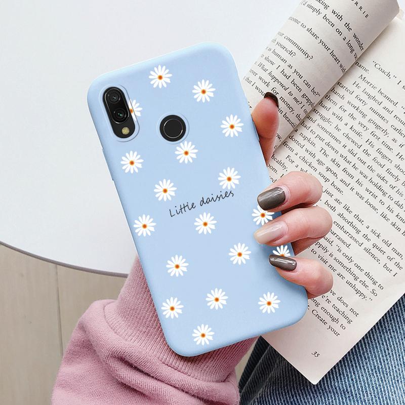 Heart Flower Case For Redmi Note 7 7S Pro Phone Cute Silicone Shockproof Soft Coque For Redmi Note 8 9 Shell Cartoon Girls Cover